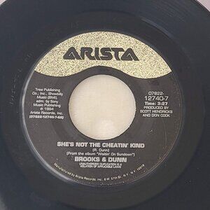 Brooks & Dunn She's Not The Cheatin' Kind / She's The Kind Of Trouble 45 1994